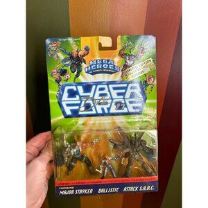 Cyber Force Action Figures, Mega Heroes, The Ultimate Encounter, Limited Edition